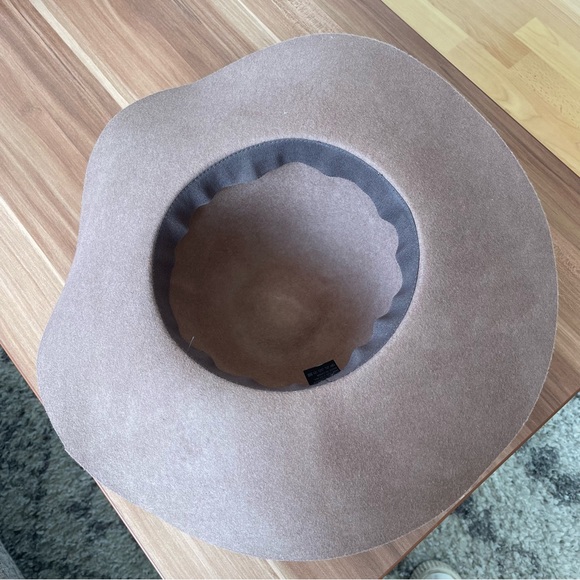 Nashville Hat- brown 100% wool brown floppy hat - Picture 6 of 6